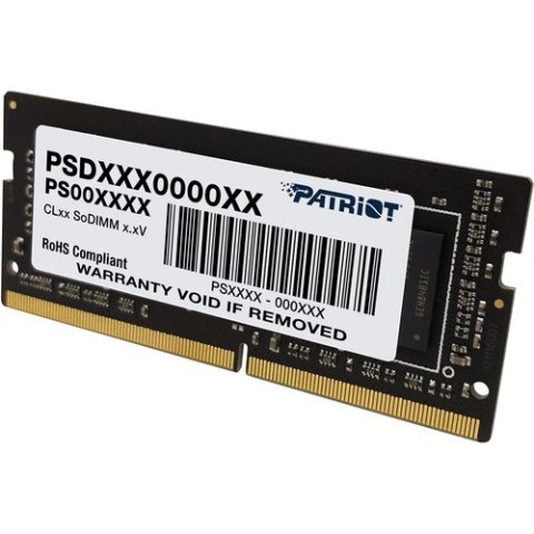 Patriot SO-DIMM DDR4 8GB 3200MHz Rank1 Bulk Patriot SO-DIMM DDR4 8GB 3200MHz Rank1 Bulk