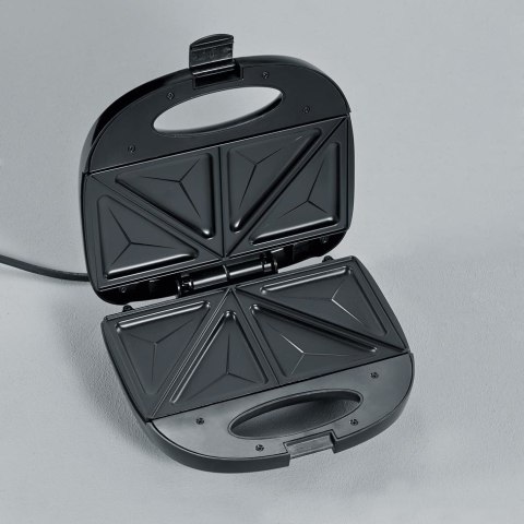 SEVERIN SANDWICH-TOSTER, STAL, PŁYTY Z POWŁOKĄ ANTYADHEZYJNĄ, ŁATWE CZYSZCZENIE, GUMOWE NÓŻKI, MOC 600W SA2969