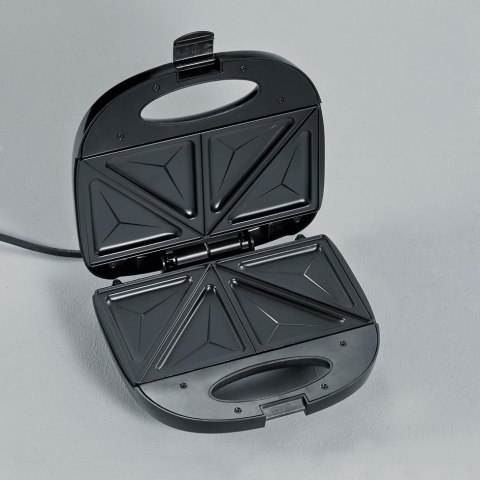 SEVERIN SANDWICH-TOSTER, STAL, PŁYTY Z POWŁOKĄ ANTYADHEZYJNĄ, ŁATWE CZYSZCZENIE, GUMOWE NÓŻKI, MOC 600W SA2969