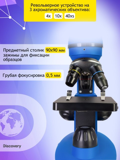 (RU) Mikroskop Discovery Nano Gravity z książką (RU) Mikroskop Discovery Nano Gravity z książką