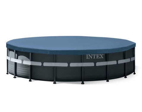 Basen stelażowy ogrodowy 5,49m + zestaw pompa filtrująca, drabinka, pokrywa INTEX 26330