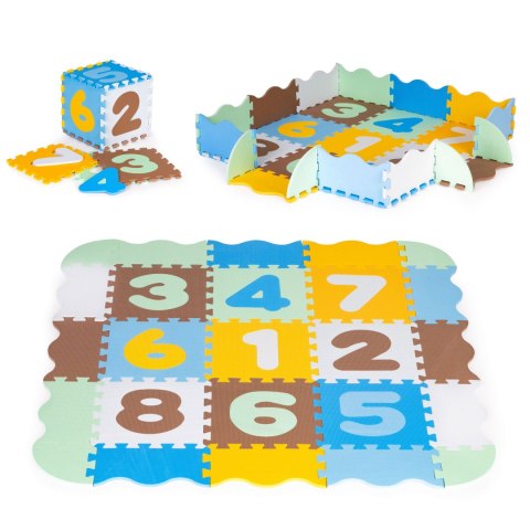 Mata piankowa edukacyjna kojec puzzle podkład dla dzieci Mata piankowa edukacyjna kojec puzzle podkład dla dzieci