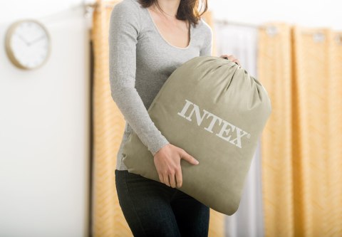 MATERAC DMUCHANY ŁÓŻKO DLA DZIECKA + POMPKA INTEX 66810