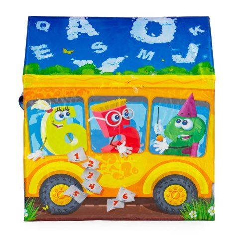 Namiot domek kolorowy Autobus namiocik plac zabaw dla dzieci IPLAY Namiot domek kolorowy Autobus namiocik plac zabaw dla dzieci IPLAY