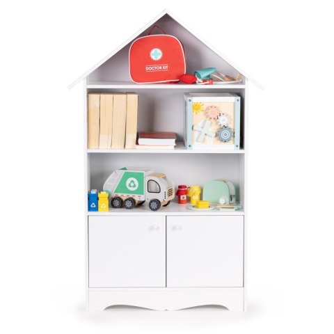 Regał szafka Domek na zabawki dla dzieci bibilioteczka Ecotoys