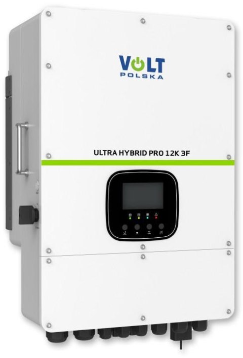Inwerter solarny hybrydowy Volt Polska Ultra Hybrid Pro 12000W 12K 3F 48/230V-400V 2x MPPT (200-650V) Wi-Fi Inwerter solarny hybrydowy Volt Polska Ultra Hybrid Pro 12000W 12K 3F 48/230V-400V 2x MPPT (200-650V) Wi-Fi