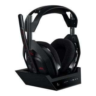 Słuchawki z mikrofonem Logitech Astro A50 Gen5 bezprzewodowe czarne