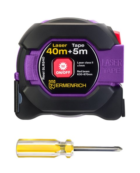 Laserowa taśma miernicza Ermenrich Reel SLR540 Laserowa taśma miernicza Ermenrich Reel SLR540