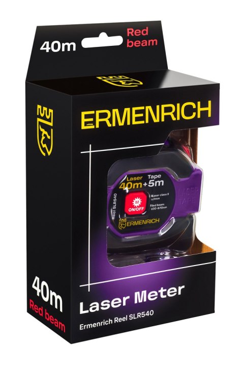 Laserowa taśma miernicza Ermenrich Reel SLR540 Laserowa taśma miernicza Ermenrich Reel SLR540