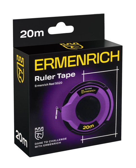 Taśma miernicza Ermenrich Reel SG20 Taśma miernicza Ermenrich Reel SG20