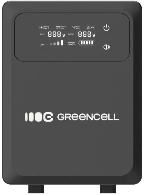 UPS ZASILACZ AWARYJNY Greencell PowerCore 800VA 500W AVR 12VDC LCD UPS ZASILACZ AWARYJNY Greencell PowerCore 800VA 500W AVR 12VDC LCD