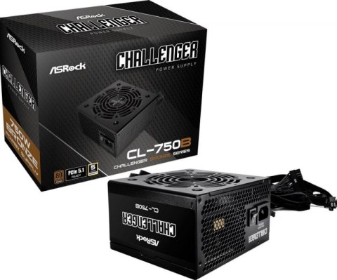 Zasilacz PC ASROCK 750W 90-UXC075-BNEAAA Zasilacz PC ASROCK 750W 90-UXC075-BNEAAA