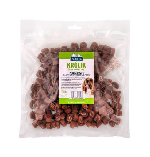 PETITTO- Sushi Królik z Rybą - Przysmak dla psa - 500g PETITTO- Sushi Królik z Rybą - Przysmak dla psa - 500g