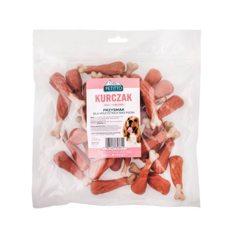 PETITTO - Udka z kurczaka -Przysmak dla psa - 500g PETITTO - Udka z kurczaka -Przysmak dla psa - 500g