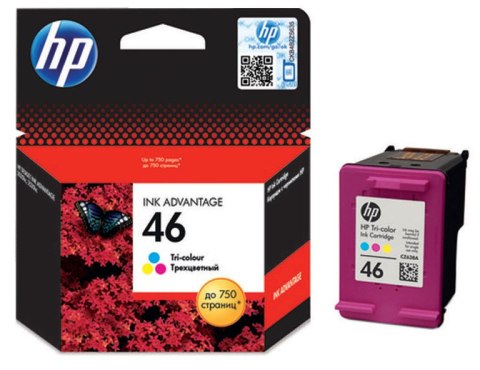 Tusz HP 46 tri-color (CZ638AE) Tusz HP 46 tri-color (CZ638AE)