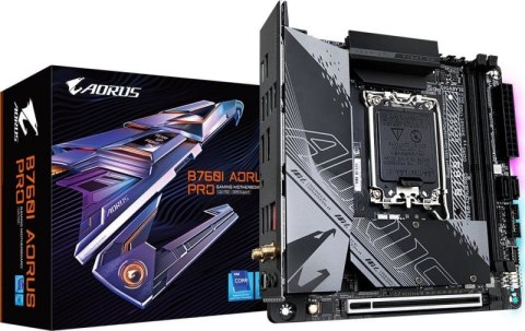 Płyta główna GIGABYTE B760I AORUS PRO (Socket 1700 /mini ITX) Płyta główna GIGABYTE B760I AORUS PRO (Socket 1700 /mini ITX)