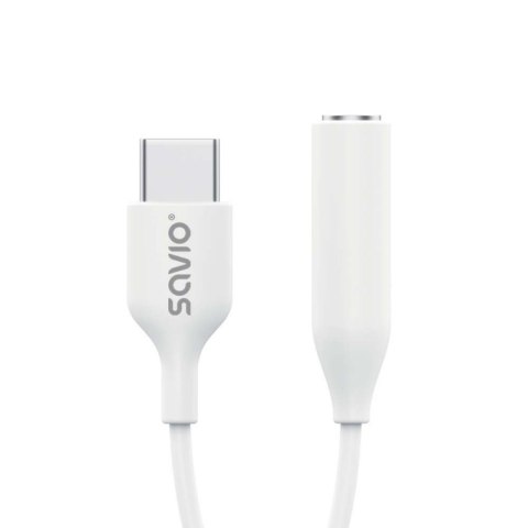 Adapter SAVIO AK-52 USB typ C - MiniJack 3.5 mm Adapter SAVIO AK-52 USB typ C - MiniJack 3.5 mm