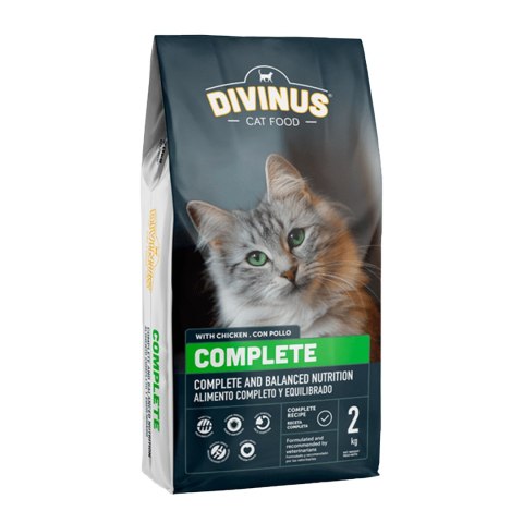 Divinus Cat Complete dla kotów dorosłych 2kg Divinus Cat Complete dla kotów dorosłych 2kg