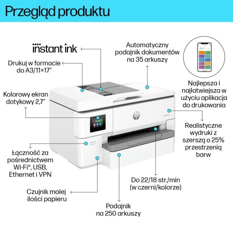 Urządzenie wielofunkcyjne HP OfficeJet Pro 9720e Urządzenie wielofunkcyjne HP OfficeJet Pro 9720e