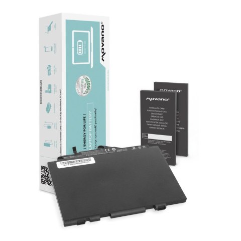 Bateria Movano do notebooka HP EliteBook 725 G3, 820 G3, SN03XL (10.8V-11.1V) (4000 mAh) Bateria Movano do notebooka HP EliteBook 725 G3, 820 G3, SN03XL (10.8V-11.1V) (4000 mAh)