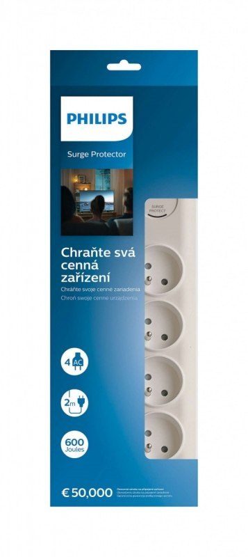 Listwa zasilająca PHILIPS Phil-SPN7040WA/60 Listwa zasilająca PHILIPS Phil-SPN7040WA/60