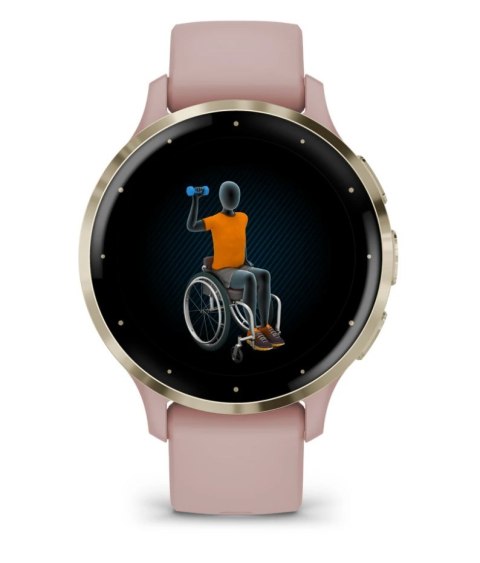 Zegarek sportowy Garmin Forerunner 965 mleczny kwarc