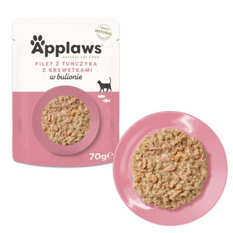 Applaws Cat Pouch Tuna Fillet with Pacific Prawn 70g Applaws Cat Pouch Tuna Fillet with Pacific Prawn 70g