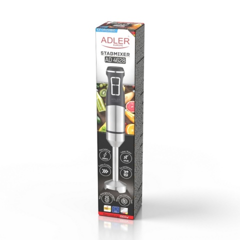 Blender ręczny Adler AD 4628 z funkcją turbo i kruszenia lodu