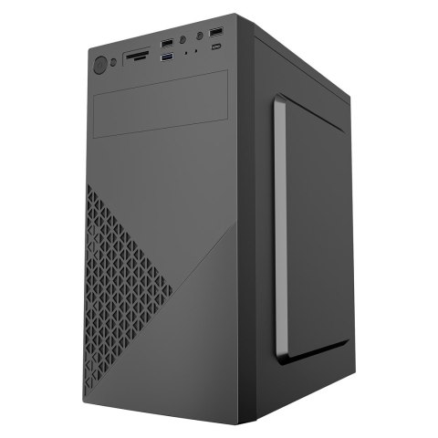 GEMBIRD OBUDOWA FORNAX K170 MINI-TOWER (1X USB 3.1, 2X USB 2.0, 1X USB TYP-C, CZYTNIK KART, 2X MINIJACK) CZARNA GEMBIRD OBUDOWA FORNAX K170 MINI-TOWER (1X USB 3.1, 2X USB 2.0, 1X USB TYP-C, CZYTNIK KART, 2X MINIJACK) CZARNA