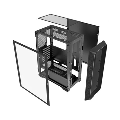 GEMBIRD OBUDOWA FORNAX M200 MESH MIDI-TOWER (1X USB 3.0, 1X USB 2.0, 1X USB TYPE-C) BLACK GEMBIRD OBUDOWA FORNAX M200 MESH MIDI-TOWER (1X USB 3.0, 1X USB 2.0, 1X USB TYPE-C) BLACK