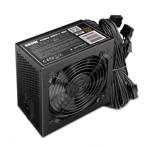 GEMBIRD ZASILACZ KOMPUTEROWY PSU80P-BBP-600 80+BRONZE ATX, 600W, AKTYWNE PFC, 12CM WENTYLATOR GEMBIRD ZASILACZ KOMPUTEROWY PSU80P-BBP-600 80+BRONZE ATX, 600W, AKTYWNE PFC, 12CM WENTYLATOR