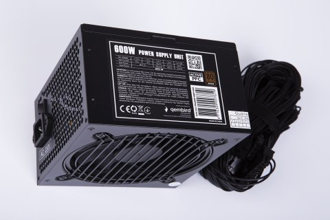 GEMBIRD ZASILACZ KOMPUTEROWY PSU80P-BBP-600 80+BRONZE ATX, 600W, AKTYWNE PFC, 12CM WENTYLATOR GEMBIRD ZASILACZ KOMPUTEROWY PSU80P-BBP-600 80+BRONZE ATX, 600W, AKTYWNE PFC, 12CM WENTYLATOR