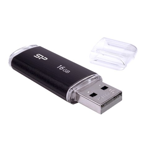 Pendrive Silicon Power Ultima U02 16GB USB 2.0 kolor czarny (SP016GBUF2U02V1K) Pendrive Silicon Power Ultima U02 16GB USB 2.0 kolor czarny (SP016GBUF2U02V1K)