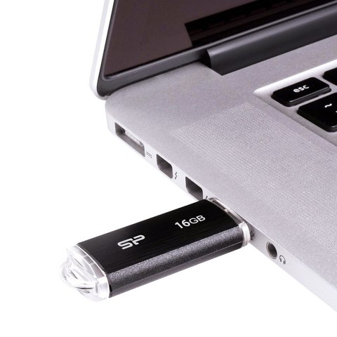 Pendrive Silicon Power Ultima U02 16GB USB 2.0 kolor czarny (SP016GBUF2U02V1K) Pendrive Silicon Power Ultima U02 16GB USB 2.0 kolor czarny (SP016GBUF2U02V1K)