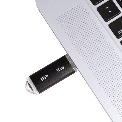Pendrive Silicon Power Ultima U02 16GB USB 2.0 kolor czarny (SP016GBUF2U02V1K) Pendrive Silicon Power Ultima U02 16GB USB 2.0 kolor czarny (SP016GBUF2U02V1K)