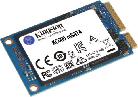 Dysk SSD KINGSTON SKC600MS/512G (mSATA″ /512GB ) Dysk SSD KINGSTON SKC600MS/512G (mSATA″ /512GB )