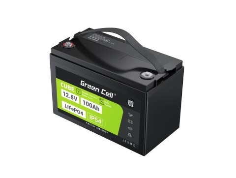 GREEN CELL AKUMULATOR LIFEPO4 CUBE 100AH 12V/12.8V 1280WH LFPGC12V100AH