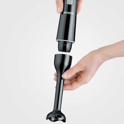 SEVERIN BLENDER RĘCZNY CZARNY, TURBO, OBROTY 13000 OBR./ MIN, 100% WOLNY OD BPA, ERGONOMICZNE WZORNICTWO, MOC 170W SM3770 SEVERIN BLENDER RĘCZNY CZARNY, TURBO, OBROTY 13000 OBR./ MIN, 100% WOLNY OD BPA, ERGONOMICZNE WZORNICTWO, MOC 170W SM3770