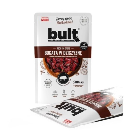 BULT mielonka bogata w dziczyznę saszetka pies 100g BULT mielonka bogata w dziczyznę saszetka pies 100g