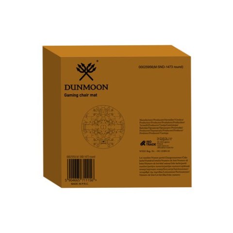 Mata gamingowa pod fotel okrągła Dunmoon 25956 Mata gamingowa pod fotel okrągła Dunmoon 25956