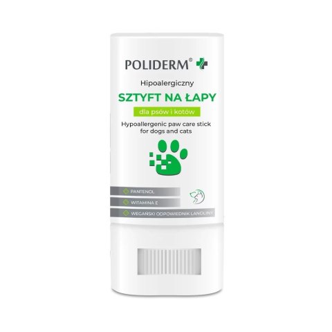 JM SANTE POLIDERM HIPOALERGICZNY SZTYFT NA ŁAPY 14,5g JM SANTE POLIDERM HIPOALERGICZNY SZTYFT NA ŁAPY 14,5g