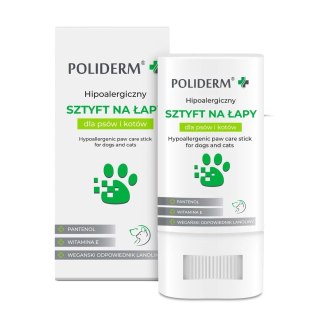JM SANTE POLIDERM HIPOALERGICZNY SZTYFT NA ŁAPY 14,5g