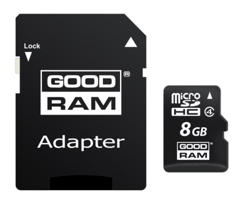 Karta pamięci GOODRAM 8 GB Adapter SD Karta pamięci GOODRAM 8 GB Adapter SD