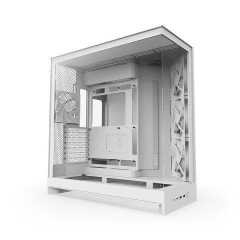 Obudowa NZXT H9 Flow (2025) Midi Tower z oknem biała Obudowa NZXT H9 Flow (2025) Midi Tower z oknem biała