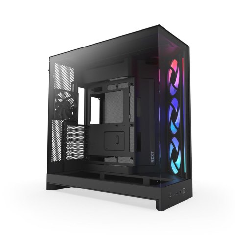 Obudowa NZXT H9 Flow RGB (2025) Midi Tower z oknem czarna Obudowa NZXT H9 Flow RGB (2025) Midi Tower z oknem czarna