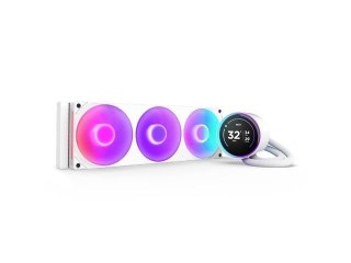 Chłodzenie wodne NZXT Kraken Elite 360 RGB V2 LCD białe