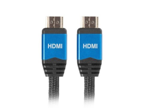 Kabel Lanberg Premium CA-HDMI-20CU-0010-BL (HDMI M - HDMI M; 1m; kolor czarny) Kabel Lanberg Premium CA-HDMI-20CU-0010-BL (HDMI M - HDMI M; 1m; kolor czarny)