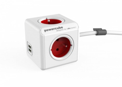 Listwa zasilająca ALLOCACOC PowerCube Extended 2402RD Extended USB 1,5M RED 2402 RD Listwa zasilająca ALLOCACOC PowerCube Extended 2402RD Extended USB 1,5M RED 2402 RD