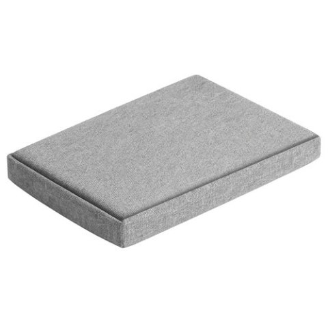 Pufa materiałowa szara 60x30x30 cm Ruhhy 25996 Pufa materiałowa szara 60x30x30 cm Ruhhy 25996