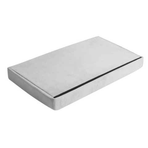 Pufa welurowa szara 60x30x30 cm Ruhhy 25994 Pufa welurowa szara 60x30x30 cm Ruhhy 25994